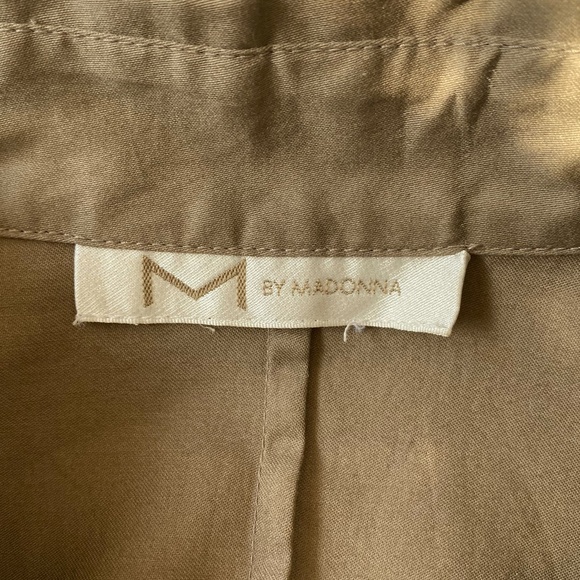 M by Madonna x H&M Brown Button Up Lightweight Summer Casual Midi Dress-Sz-6 - Picture 10 of 16